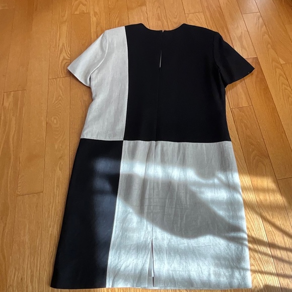 John Roberts Women’s Dress with short sleeve in two colors black/creme Size 12 - Picture 6 of 8